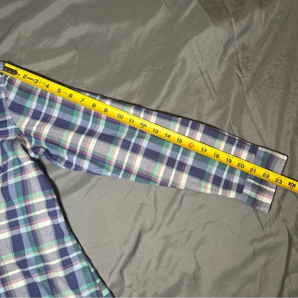 LL Bean Shirt sz SM women’s Button Down Plaid Flannel multi color - Picture 9 of 11
